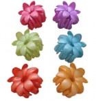 9467<br>Pinza flor redondo 6 cm<br>6 colores