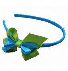 9890<br>Diadema textil lazo 2 tonos<br>4 colores
